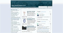 Desktop Screenshot of benjanefitness.com